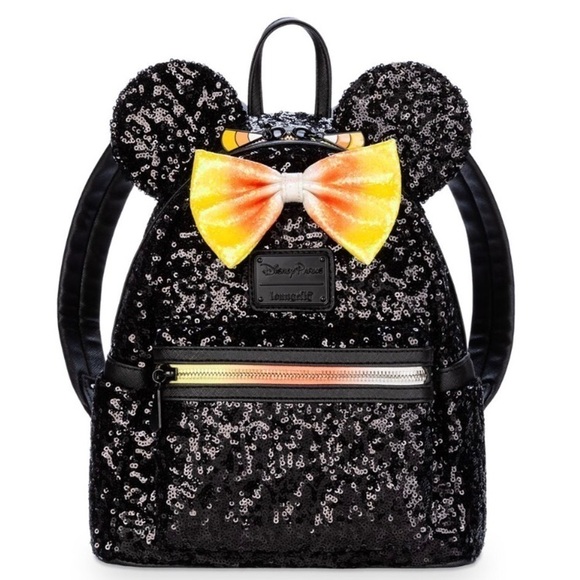 Loungefly Handbags - Loungefly Candy Corn Sequin Backpack